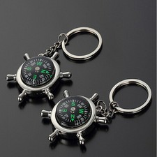 Fashion Compass Metal Car Keyring Keychain Key Chain Ring Keyfob Gift
