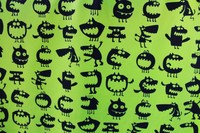 Jersey " Monster " grün - Vicente von Swafing - Reststück 24cm