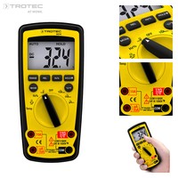TROTEC BE50 Digital Multimeter, Voltmeter, Amperemeter