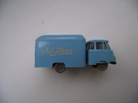 Espewe Spur H0 1:87 Robur Kastenwagen Frischdienst hellblau