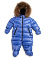 Add Down Infant's Fur-Trimmed Puffer Snowsuit