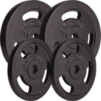 30kg Grip Hantelscheiben 2x5 + 2x10 kg Guss Gewichte 30/31mm Hanteln Set