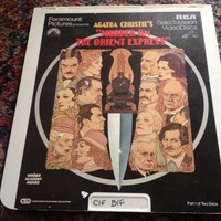 Murder On The Orient Express  RCA Selectavision Video Disc CED VideoDisc