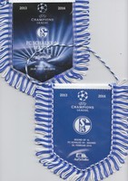 FC Schalke 04 + Wimpel + Banner + REAL MADRID + 26.02.2014 + CL 2013/2014 + NEU 