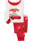 Kids Toddler Baby boys & girls sleepwear long sleeve White pajama sets Bus G7100