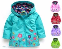 Kids Baby Girls Hooded Autumn Lightweight Spring Jackets Kids Outerwear raincoat
