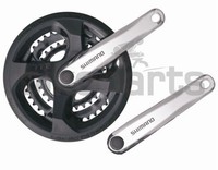 SHIMANO FC-M 131 Kurbelgarnitur (24/34/42 ) Kettenrad für 21/24 Gang Schaltungen