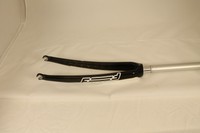 Gabel Carbon  Rennrad 1 --1/8" / 28,6/ 30,0 Alu Schaft 300 mm  625 gramm gold