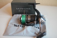 Shimano Ultegra 4000 HG Stationärrolle Daiwa Schnur Bodden Zander Hecht Barsch