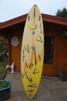 Skyline Custom Surfboard / mit eingebauten Lampen / Verkabelung