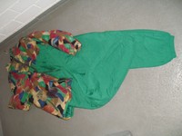 2-tlg. Unisex Skianzug Gr. M (D=40/42, H=48/50) in Grün