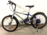 Kinderfahrrad 20" Zoll Silber Blau guter zustand Sommer Fahrrad Stevens Freizeit