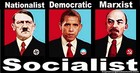 Socialist Obama Right Wing Sticker Nationalist Marxist Democratic 2-pack DC 279