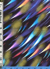 Fabric Benartex COSMOS COMETS by Kanvas Streaking comets SPACE  MET.GOLD BTHY