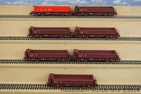 Piko H0 KONVOLUT 7x Zweiseitenkipper Typ Fakks 127 der DB AG Ep.V 54600 54602