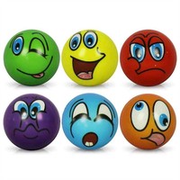 Stressball Streßball Antistressball lustige Gesichter Softball - 6 cm