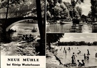 Ak Neue Mühle Königs Wusterhausen in Brandenburg, Teilansichten, S... - 1455674