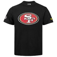 NEW ERA CAP NFL T-SHIRT SAN FRANCISCO 49ers AMERICAN FOOTBALL SCHWARZ REDUZIERT!