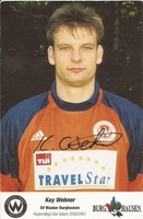 Kay Wehner. SV Wacker Burghausen. 2000/01. Original signierte Autogrammkarte.