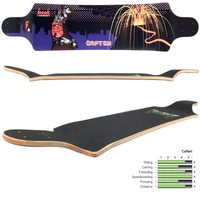 KebbeK Jon Caften Borg Series 41.5" x 9.90" Downhill Longboard Deck