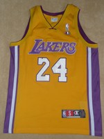LA Lakers Kobe Bryant #24 AUTHENTIC NBA Basketball Trikot Jersey S M Champion