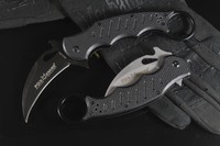 karambit knife black Oxide blade outdoor rescue messer poacket klappmesser knife