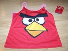 Girls Size 6-6X Angry Birds Red Pink Sleep Shirt Tank Top Cami Camy New 