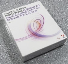 Adobe Acrobat 8 Professional for Windows Full Retail 22020403 SEALED NEW