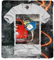 E1SYNDICATE T SHIRT ALICE IM STRAßENSTRICH WUNDERLAND TISA LSD KN9A N67 DJ GREY