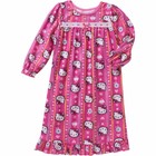 Hello Kitty Baby Toddler Girl Long Sleeve Pajama Nightgown Size 18 Months NEW!