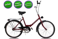  24 Zoll Klapprad Klappfahrrad Faltfahrrad Faltrad Camping Fahrrad 1 Gang -20% .
