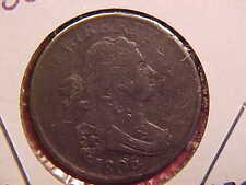 1806 P Half Cent - Small Dings - F - See Pics! - (N4511)