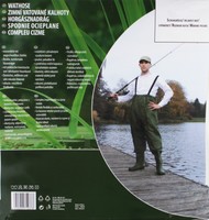 Wathose Anglerhose Teichhose mit eingearbeiteten Stiefeln Größe M L XL XXL