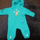 CARTER'S ZIP UP 0-6 MONTH GIRLS' HOODED SNOW SUIT VGUC