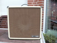 Dumble-Style Gitarrenlautsprecherbox 1x12 Zoll  mit Eminence Patriot Red White