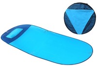 POP-UP Strandmatte 180 x 80 cm blau Strandliege Strandtuch Unterlage