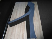 Kinderreithose Ganzbesatz, €CO-LINE, Gr.:176 SONDERPOSTEN grau/schwarz 