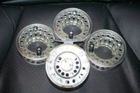 Fliegenrolle komplett anpassbar zug L/R wind ersatz spulen