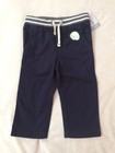 Carter's Boys 18 Months Navy Blue Drawstring Pants 