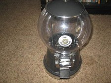 50 cent Black Globe Heavy Duty Commercial Grade Gumball Machine For Candy & Key
