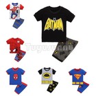 2PCS Boy Kid Superhero Sleepwear Pajamas Set Toddler Clothes Home Nightwear 2-7Y