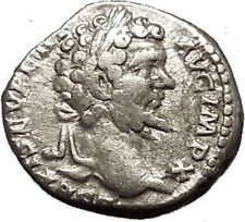 SEPTIMIUS SEVERUS Authentic Silver Rare Ancient Roman Coin Salus Health i53171