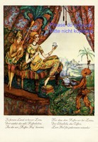Kaffee Hag XL Reklame 1928 1001 Nacht Orient Harem Lore Uphoff Worpswede Druck +
