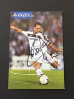 ALAIN BOGHOSSIAN (26 LS FRANKREICH) WELTMEISTER 1998 AC PARMA signed AK 10x15