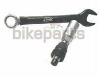 Kurbelabzieher 4-Kant, Pedalschlüssel 15mm, Kurbel Montage Werkzeug Fahrrad