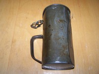 alte Shell Ölkanne Öldose Ölkanister Ölflasche 