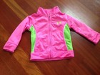 Under Armor Girls Size 12 Months Pink Zip Up Jacket EUC