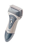 AEG LS5541 Lady Shaver Damenrasierer inkl. Langhaaraufsatz/Akku Flieder/Blau