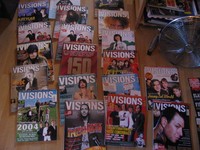 19x VISIONS + 5x MUSIC-EXPRESS Hefte,  1991-2005