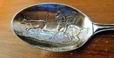 New listing
Cowboy Roping Steer, Denver, Antique Sterling Silver Souvenir Spoon, 5 1/4" Long